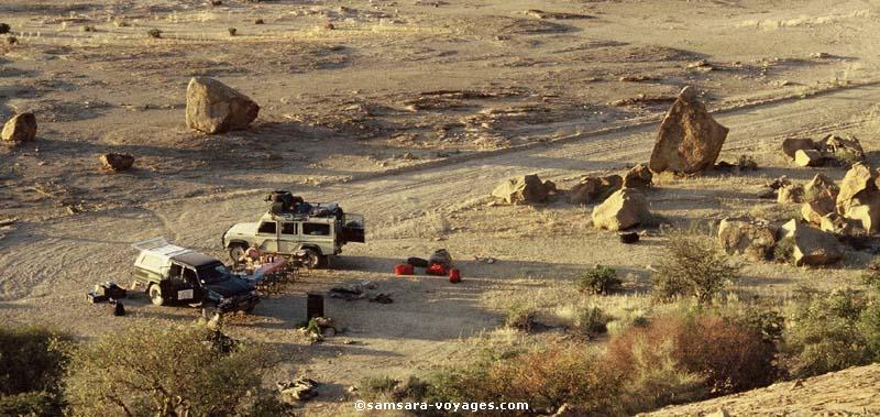 Bivouac dans le désert