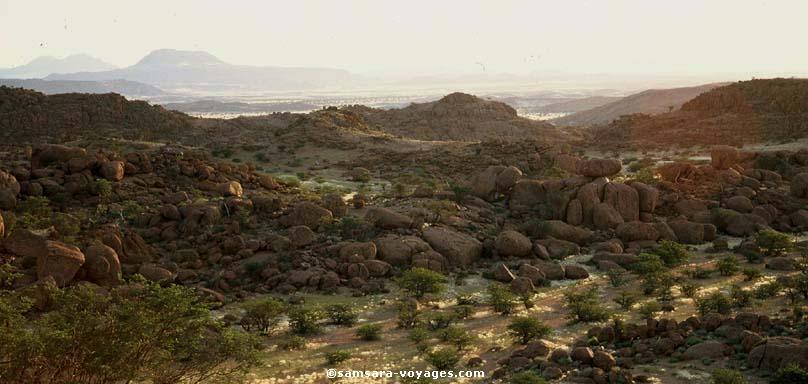 Paysage dans le Damaraland